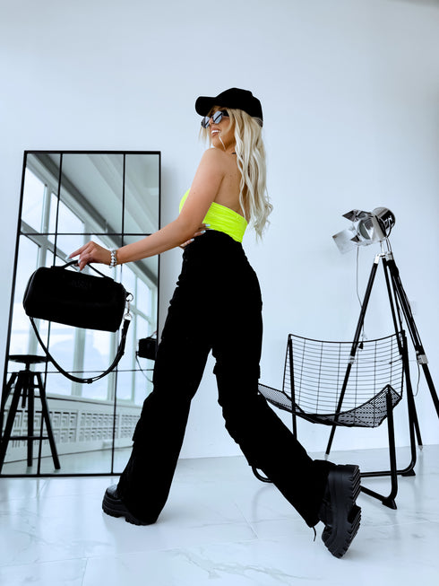 NEON SALADGREEN crop top "BETTY 004"